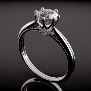 shiny-platinum-wedding-ring-with-precious-gemstone-generated-by-ai